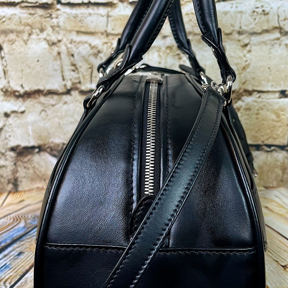 Prada Black Leather Satchel - Picture 8 of 16